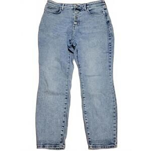 Lauren Conrad Acid Wash Cotton Skinny Jeans Size 14